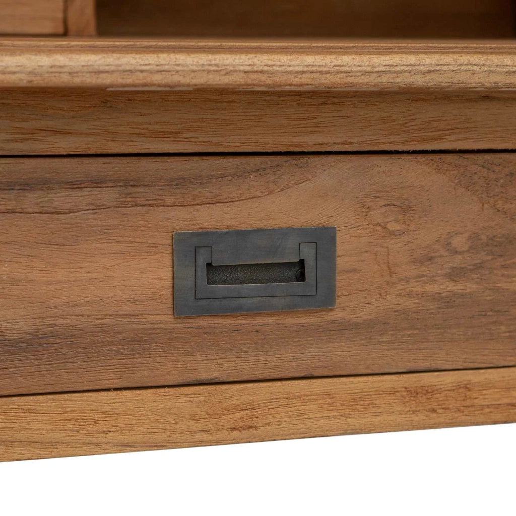 Scrivania Naturale 89,5 x 49,5 x 100 cm Legno di teak solido 42024254