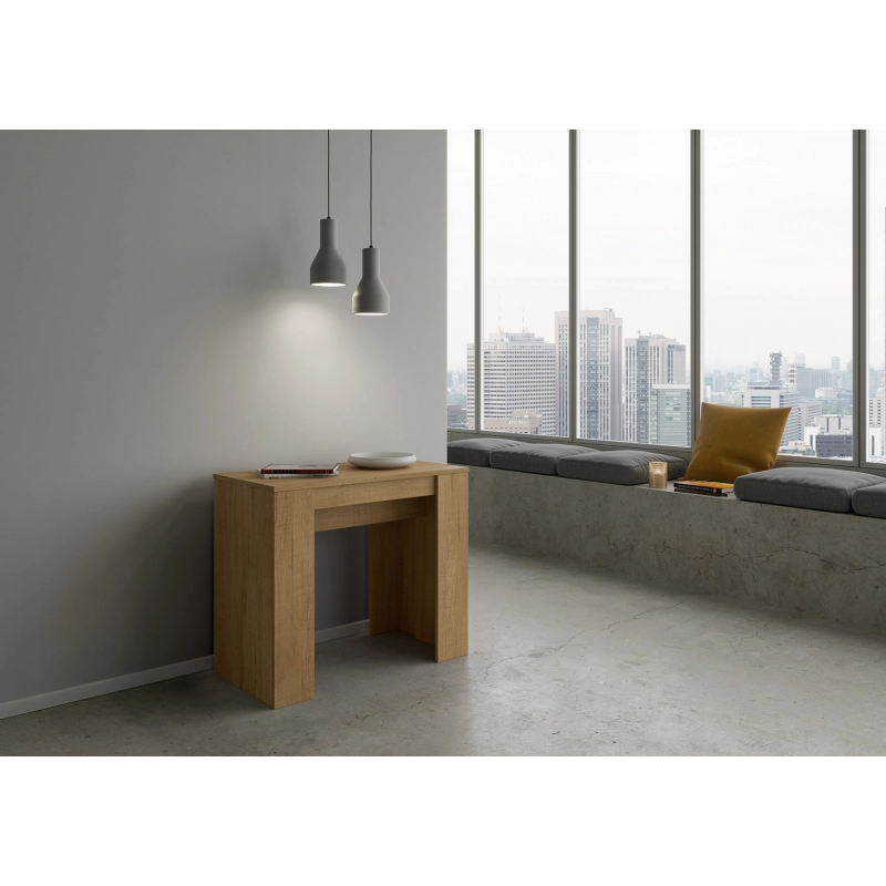 Consolle allungabile 90x48/204 cm Basic Small - Quercia Natura