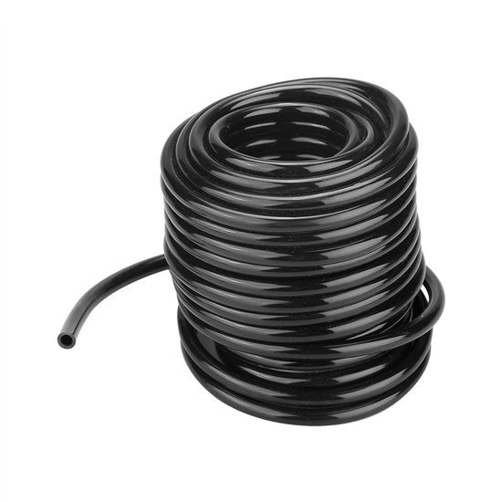 Sistema di Irrigazione a Goccia Flexibile 50 Metri - Tubo PVC Flessibile per Giardino - Adatto per Irrigatore Automatico - Nero - Duraturo e Resistente all'Invecchiamento - Tubo Irrigatore per Giardino