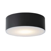Plafoniera bagno Shilo ZAMA tonda Ø20 13W nero/bianco IP44