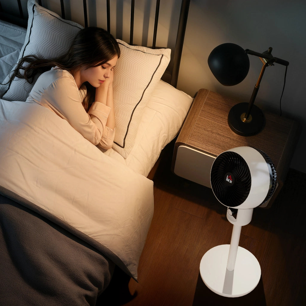 Ventilatore a colonna ¨C zephmum ¨C 45 W, oscillazione 70¡ã, nero e bianco