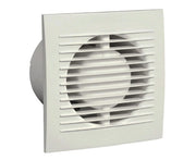 ASPIRATORE ELETTRICO IN ABS BIANCO ø100 - 140X140MM   VECAM-CO S.P.A