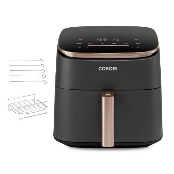 Cosori dc602 turboblaze chef friggitrice ad aria 6 lt. nera - CSDC602K