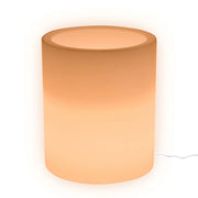 Vaso Luminoso da Esterno 35x42 cm In Polietilene Rose Led Bianco Caldo