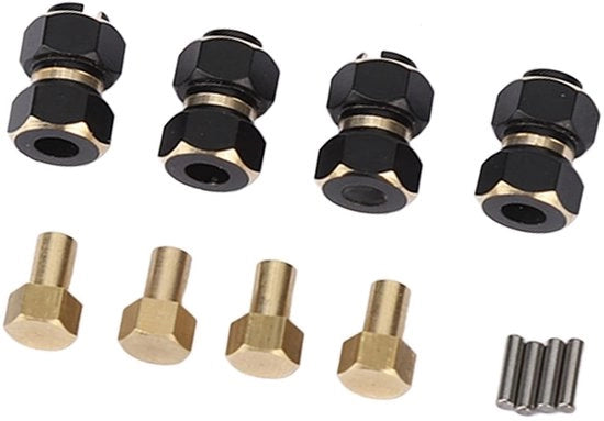 Hub centrale a 10mm in ottone - Aste a 5 viti - Estensione - Stabilità - Resistente ai graffi - Lavorazione CNC