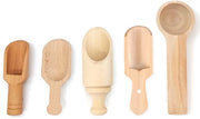 Mini Lepeli per Caffè in Legno - Spatola per Sale/Erbette - Spatola per Cereali - Utensile Multifunzionale - Alta Qualità - Leggero e Portatile - Lepeli