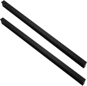Maniglia di apertura in lega di alluminio - 2 pezzi - Maniglia per cassetti - Pomo di apertura moderno - 480mm - Trattamento centrale per cassetti