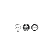 ADATTATORI PER TUBO ROTONDO CON OGIVA TONDA 14 MM 5PZ PER MOTORI Ø60 ASA 2205033