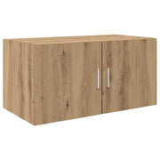 Armadietto a Muro | Mobile a Parete rovere artigianale 80 x 42.5 x 40 cm