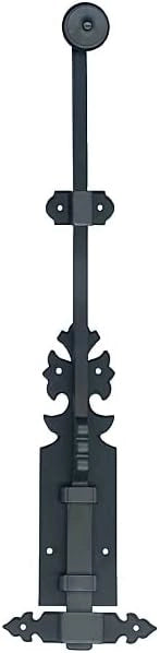 Serratura rustica 1307 BOUVET 400 mm - ferro nero - 20748