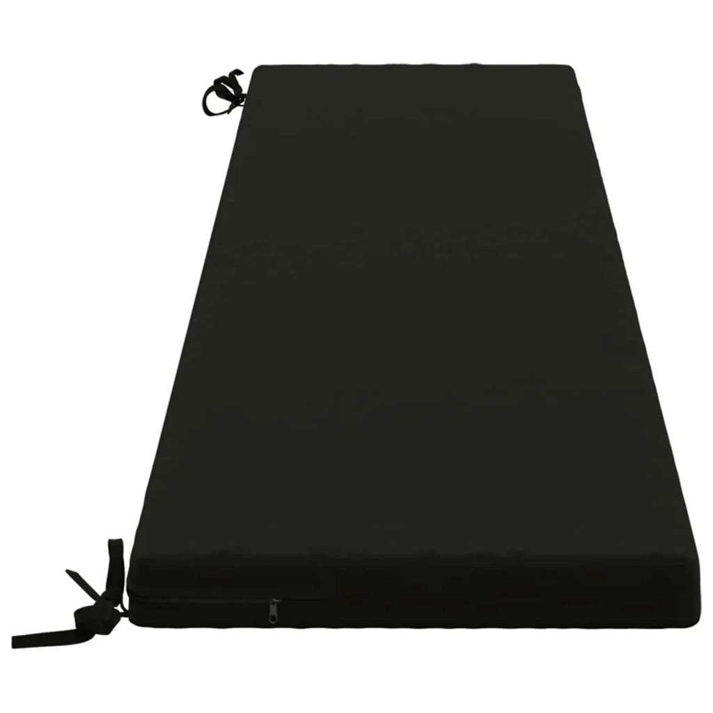 Cuscini per Panchina a 2 Pezzi SOEST 2 pz 100% Poliestere Nero 949227