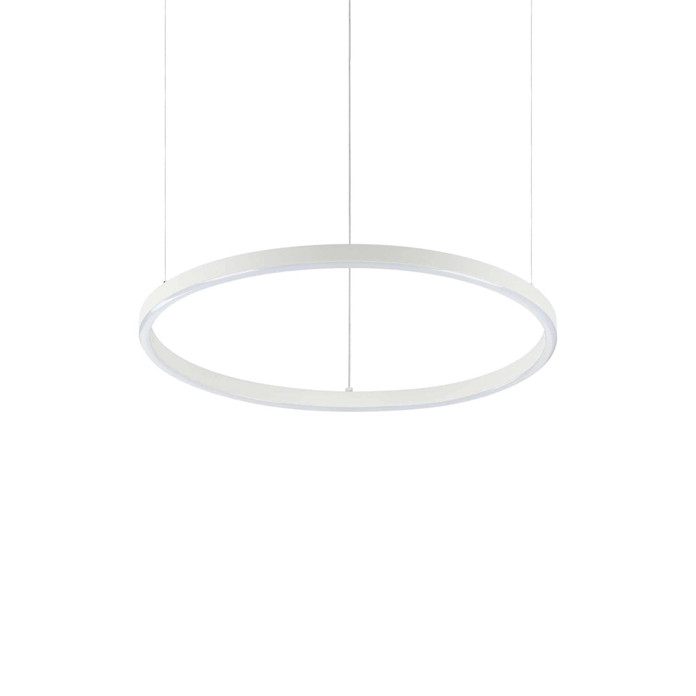 Sospensione Moderna Oracle Alluminio-Materie Plastiche Bianco Led 32W 4000K