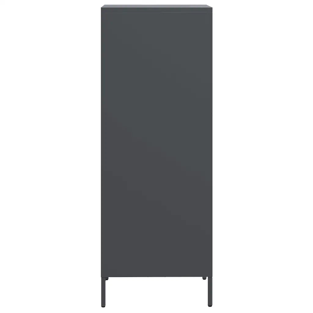 Credenza Antracite 35x39x103,5 cm Acciaio