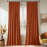 Set di tende in velluto - stile lussuoso - confezione da 2 - 140 cm larghezza - 225 cm altezza