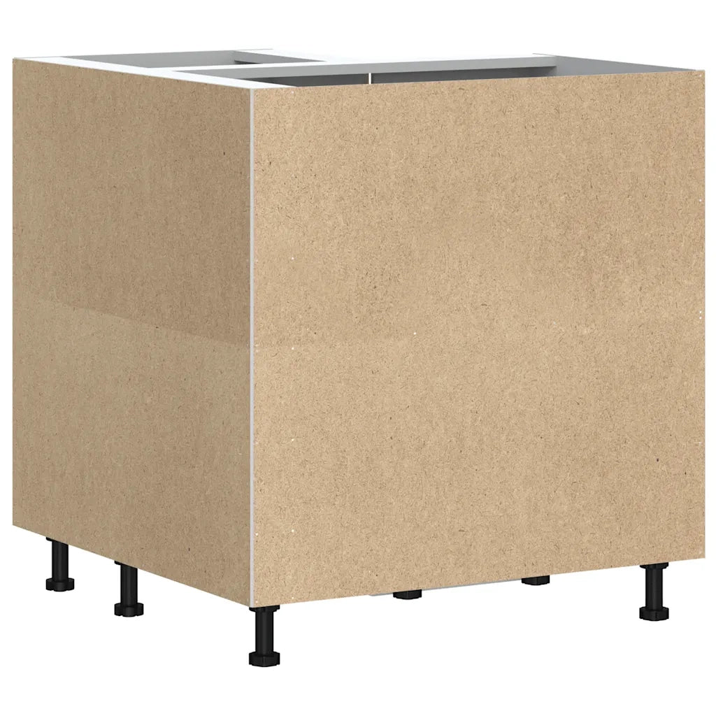 Mobile Base ad Angolo Cucina Kalmar Grigio Sonoma in Truciolato 853513