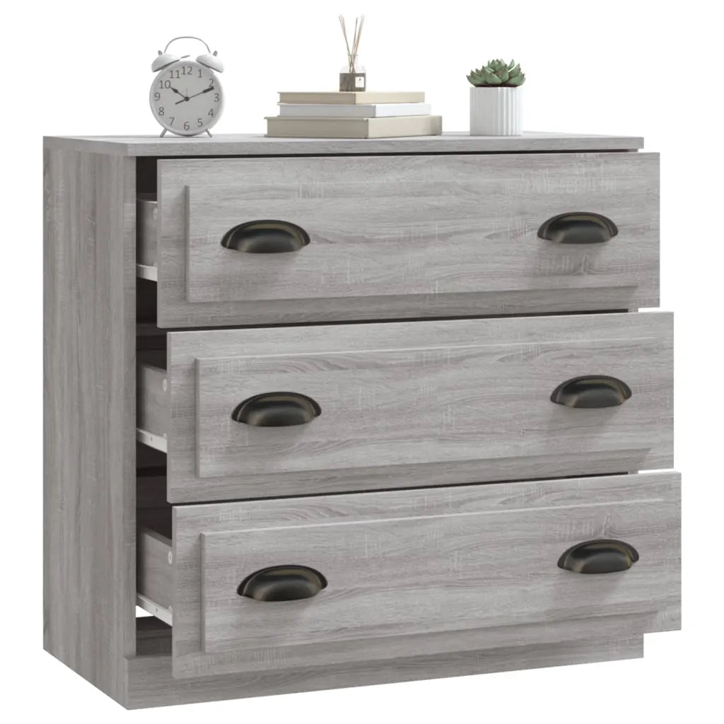 Credenza Grigio Sonoma 70x35,5x67,5 cm in Legno Multistrato 816230