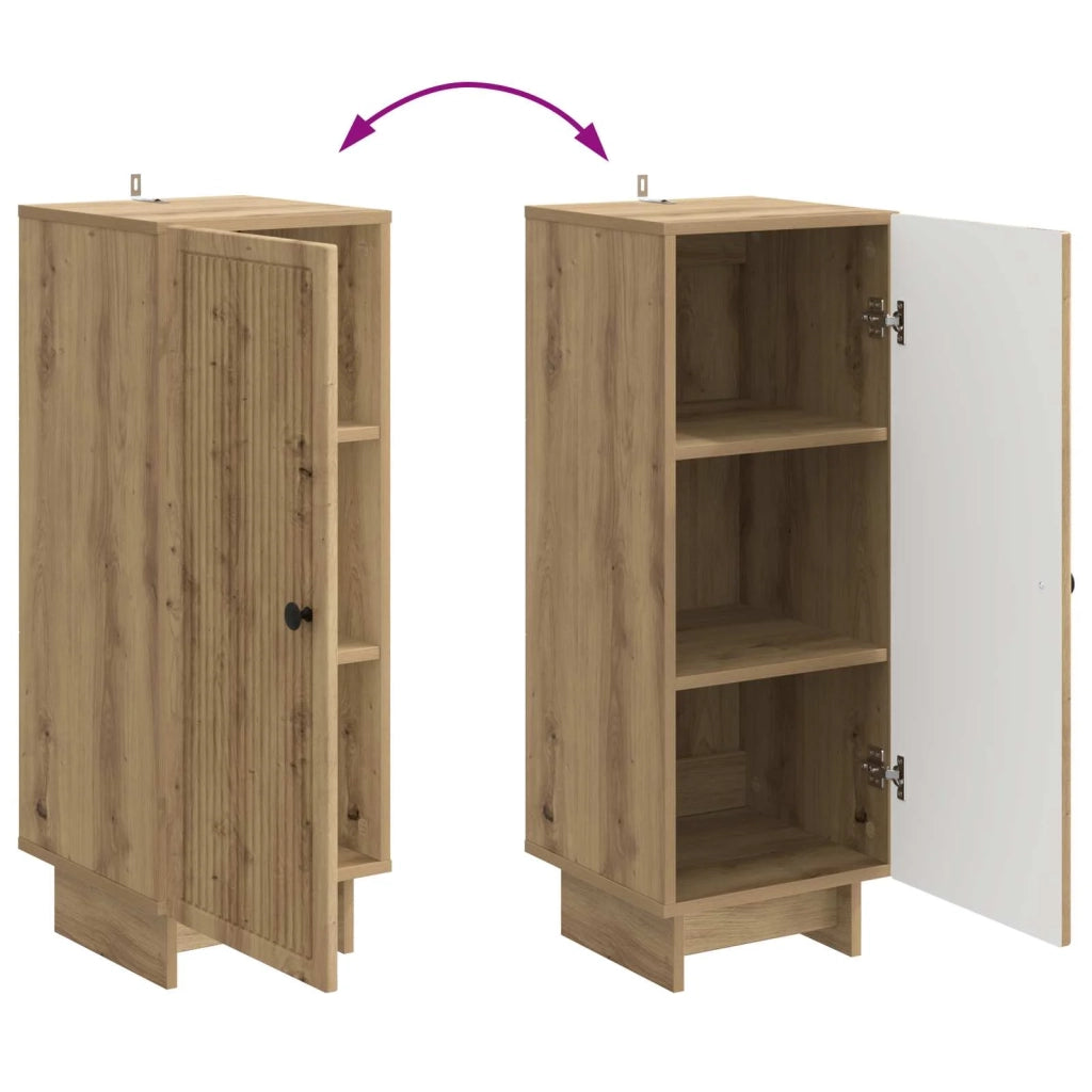 Credenza | Madia | Buffet da pranzo | Armadio da pranzo Rovere Artigianale 33 x 34,5 x 90 cm