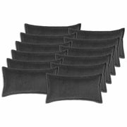 Federa 12 pz HOUTEN Grigio Scuro 40 x 80 cm Bouclé 918213