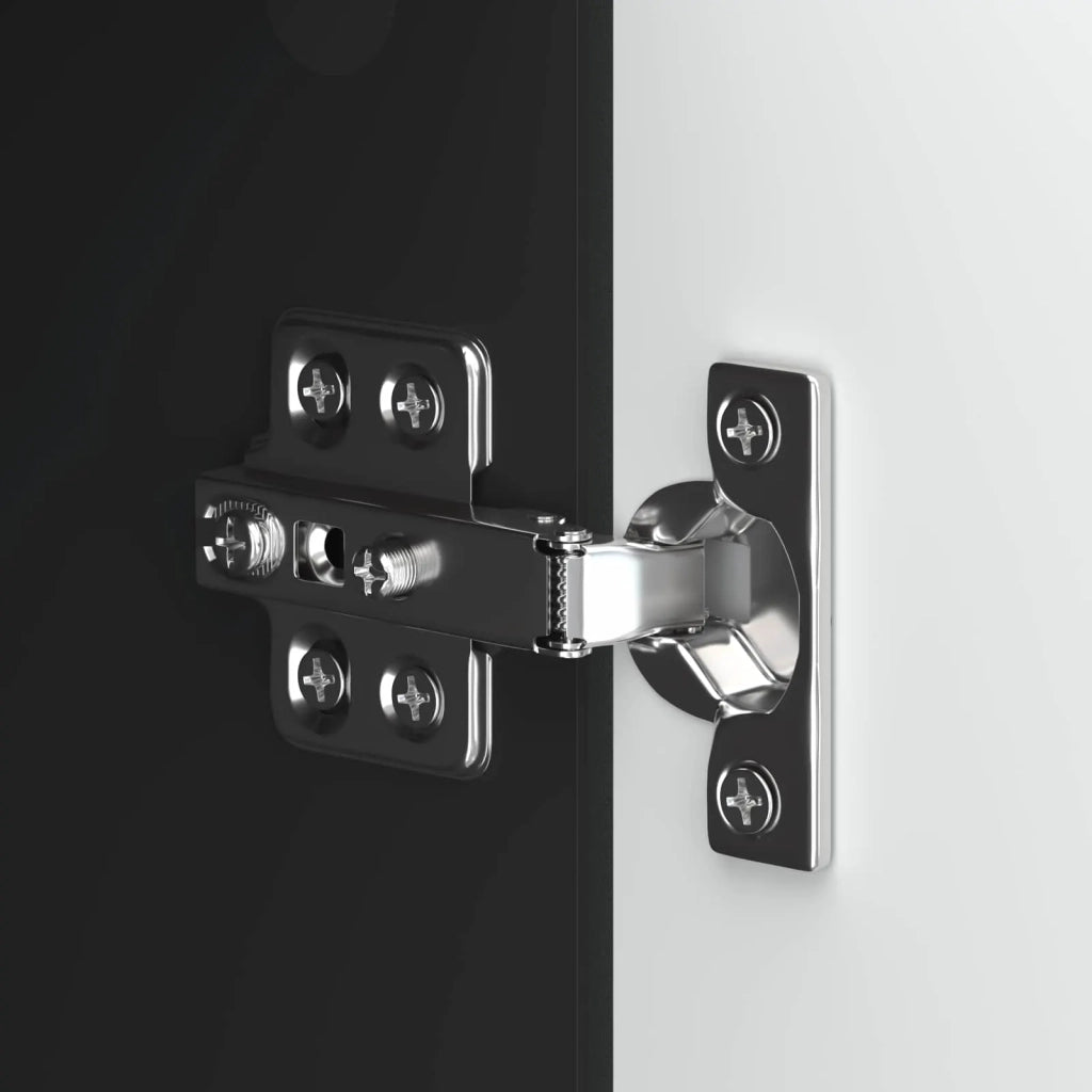 Armadio da Notte 2 pcs Nero 33,5 x 34,5 x 50 cm 8011408