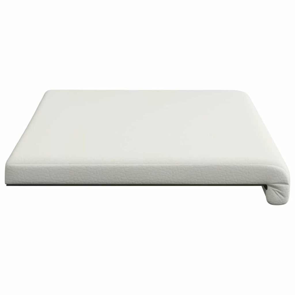 Cuscino per panchina Similpelle Bianco Profondità 35 cm 42043272