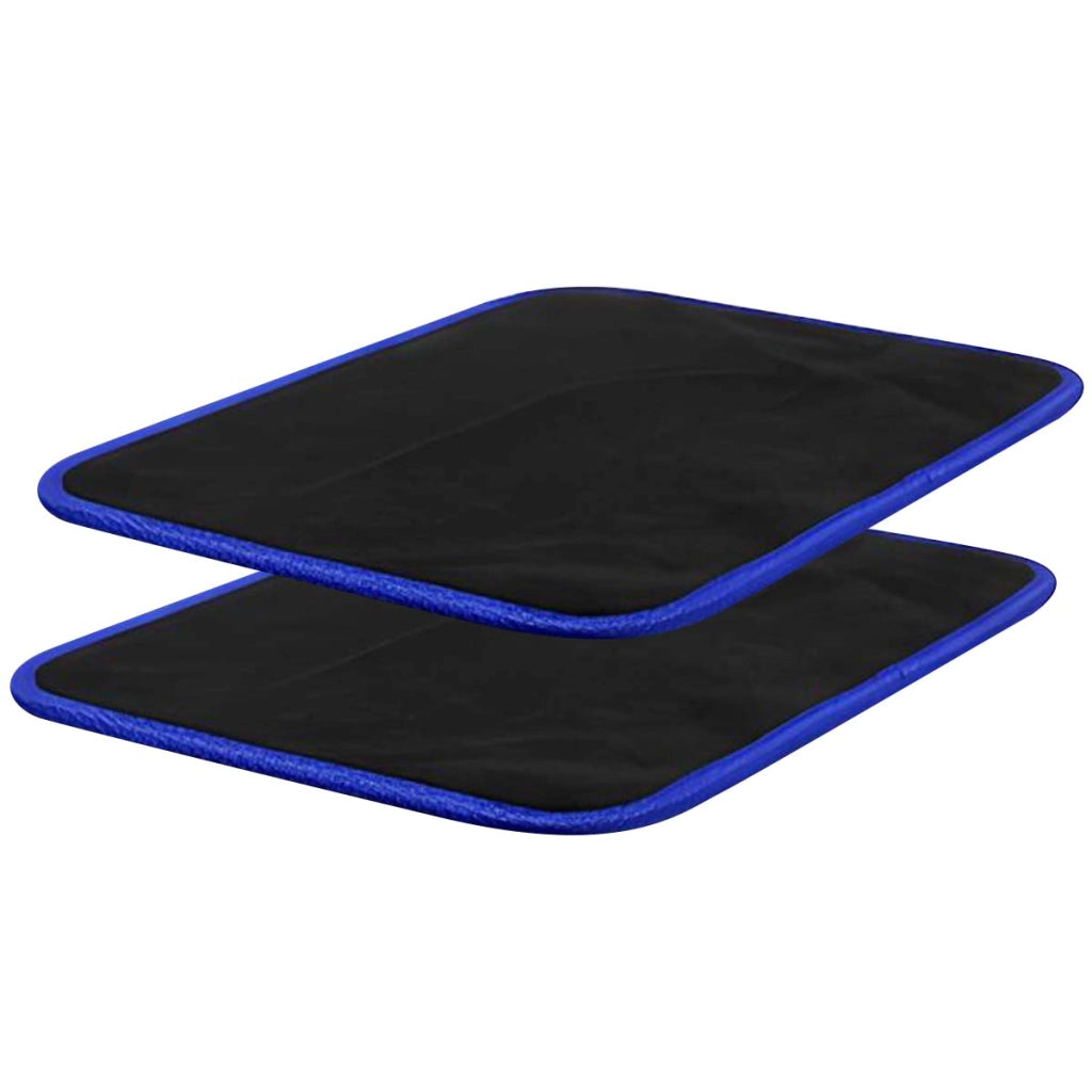 Tappetini per Auto 4 pezzi Universali in PVC Floccato Antiscivolo Nero Avizar