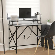 vidaXL Scrivania Grigio sonoma 100 x 50 x 86.5 cm Legno multistrato