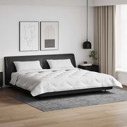 vidaXL Piumone Altro con cuscino 3 pcs Bianco 200 x 220 cm Microfibra