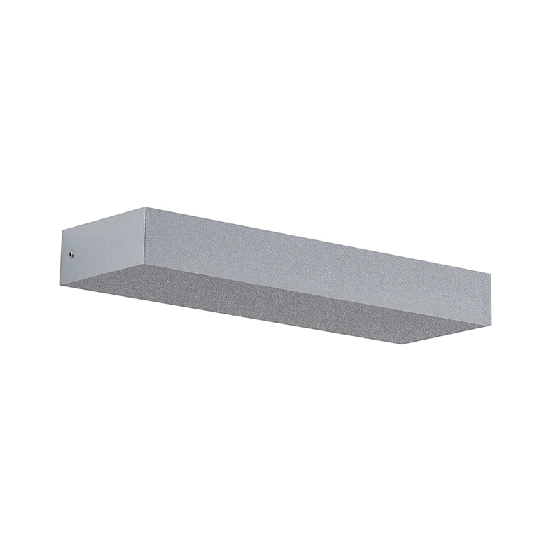 LEVEL – Applique Monoemissione LED 15W 100° IP65 3000K CRI80 in Alluminio Verniciato Grigio - Rossini Group
