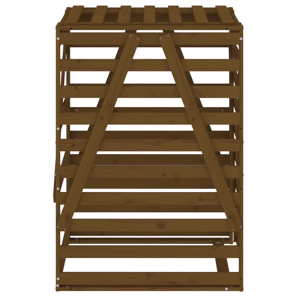 Copribidone Ambra 84x90x128,5 cm in Legno Massello di Pino