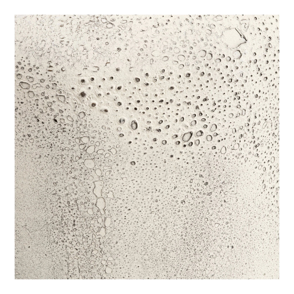 Vaso decorativo in metallo beige anticato House Nordic ø24x78,5 cm