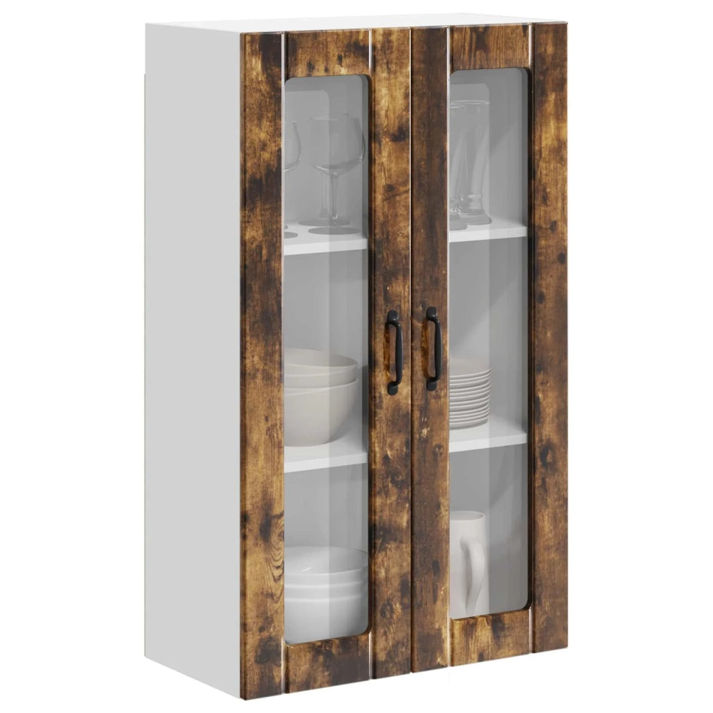 Pensile cucina con porta Lucca Rovere Fumo 60 x 31 x 100 cm 885180