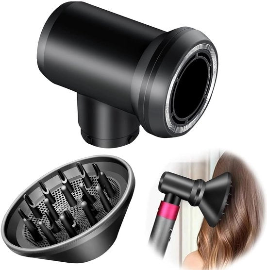 Diffusore e adattatore per Dyson Airwrap - Accessorio per asciugacapelli - Ideale per le bobine - Per Airwrap HS01 HS05 HS08 - Qualità professionale - Garanzia di 2 anni