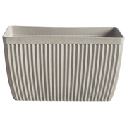 Vaso da fiori rettangolare in poliresina beige 73 x 32 cm stile interno ed esterno