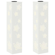 Faro LED solare per sentieri 2 pz Bianco CFW1195967