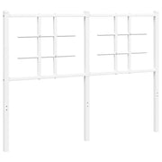 Testiera | Testata di Ricambio in Metallo Bianco 120 cm