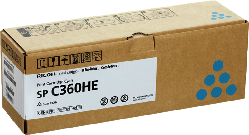 Ricoh 408185 cartuccia toner 1 pz Originale Blu