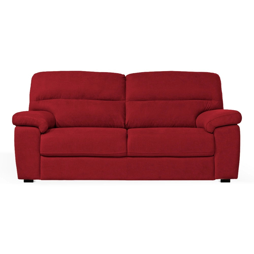 Divano 3 posti Alenda tessuto Roma18 colore Bordeaux 211x98x92h