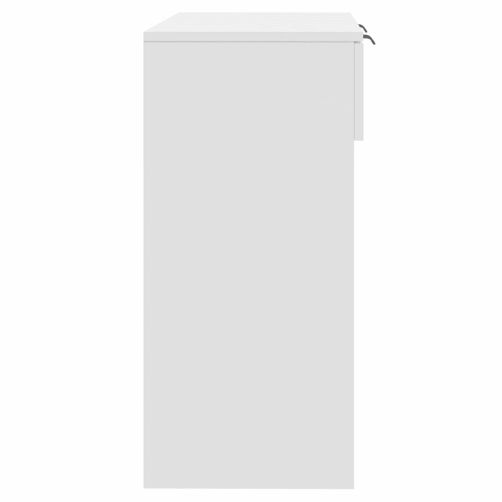 Tavolino da Salotto Bianco 90x36x75 cm in Legno Multistrato
