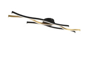 Plafoniera LED Canter ottone satinato
