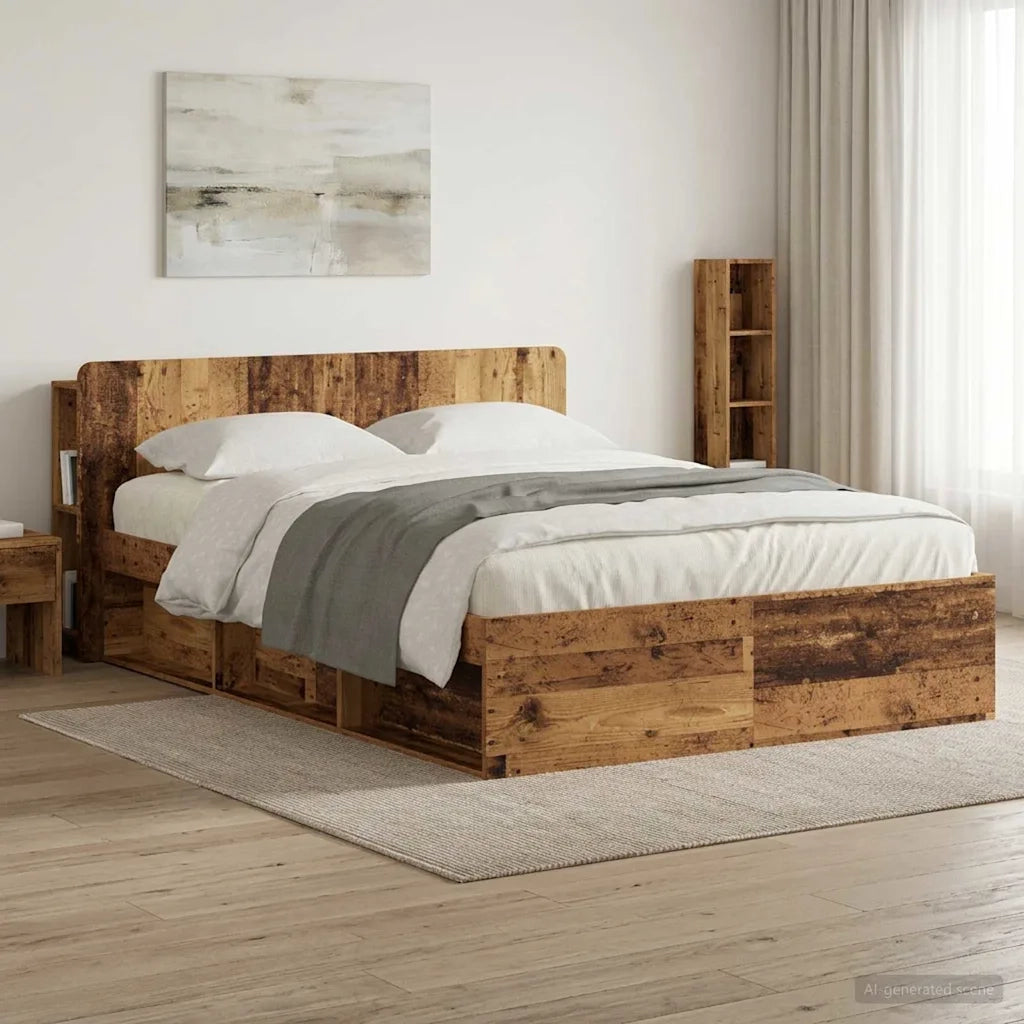 Testata del letto Legno antico Legno ingegnerizzato