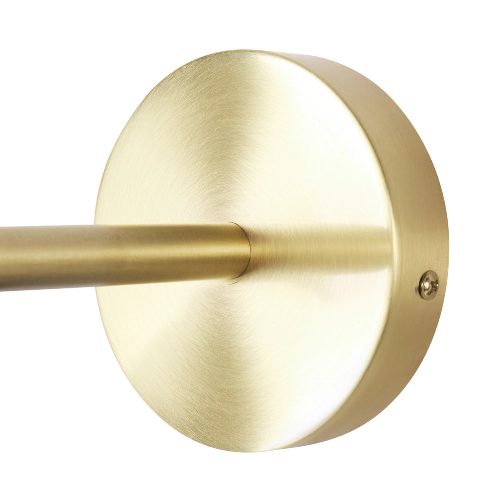 Lampada da parete moderna con base in metallo oro bianco e paralume a cono camera da letto soggiorno glamour