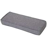 Salotto da Giardino in Rattan da 7 Pezzi con Tavolino e Divano Modulabile con Cuscini, Grigio