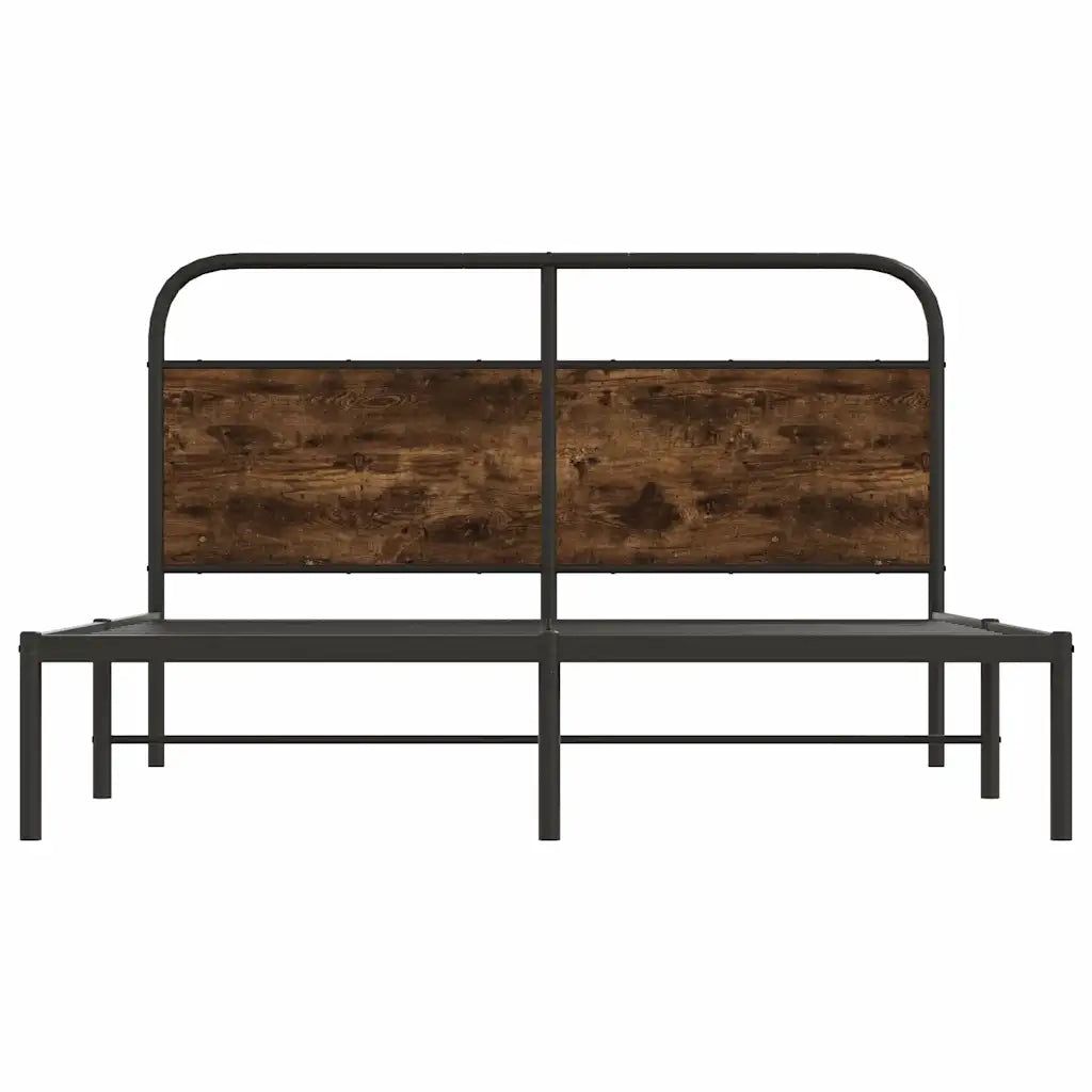 Giroletto senza Materasso Rovere Fumo 150x200 cm in Truciolato 4100211