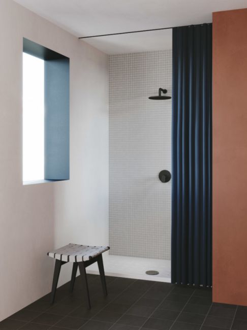 Piatto doccia in ceramica alto 4 cm - Cube by Azzurra Ceramiche - Misura: 80 x 100 x 4h