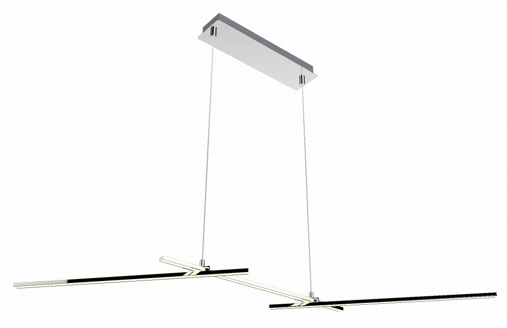 Lampadario Candellux Thasos LED 3 luci cromo 4000K
