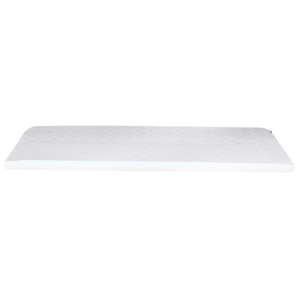 Coprimaterasso Topper in schiuma di gel bianco 120 x 200 cm comfort morbidezza