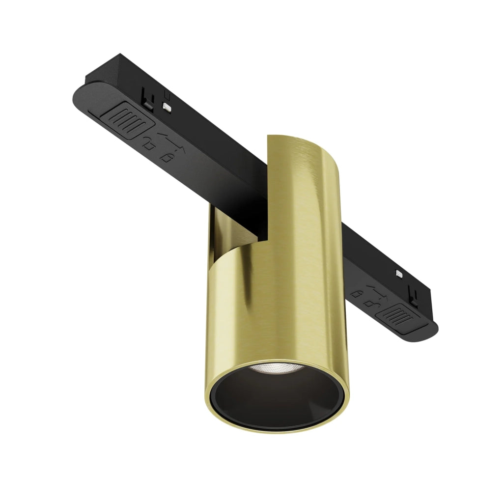 Maytoni Lampada da binario moderna Exility Alfa 1 luce LED integrato nero alluminio