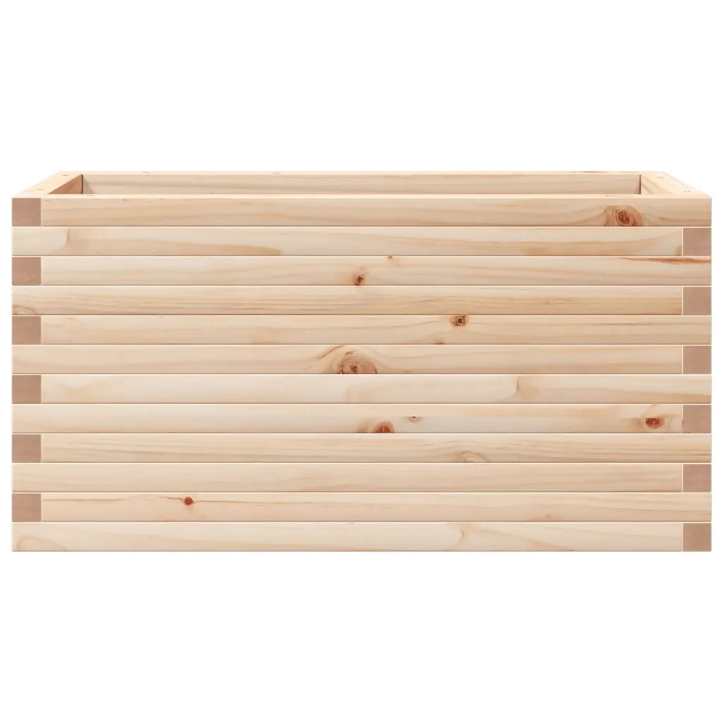 Fioriera da Giardino-Vaso da Esterno 90x40x45,5 cm in Legno Massello di Pino