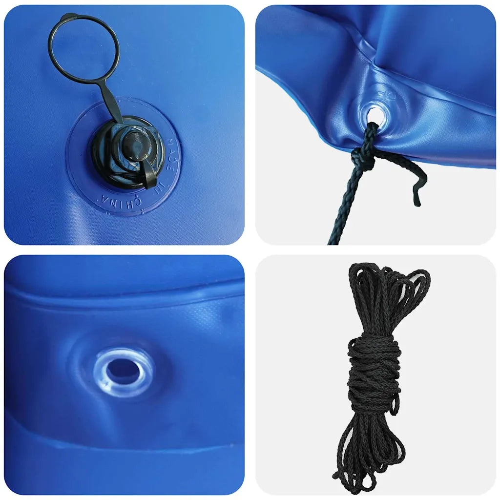 Cuscino invernale per piscina Blu ? 220 x 140 cm PVC CFW2289193