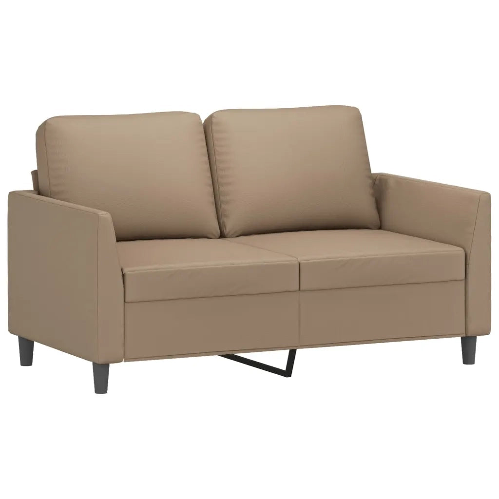 Set di Divani 4 pz con Cuscini cappuccino in Similpelle 3201749